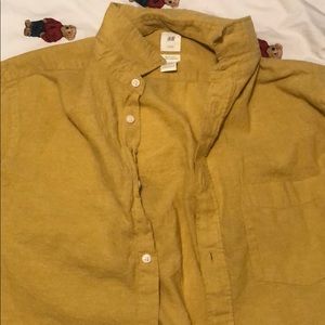 Yellow flannel only worn twice